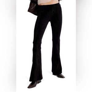 Free People Penny Pull-On Velvet flare Pants